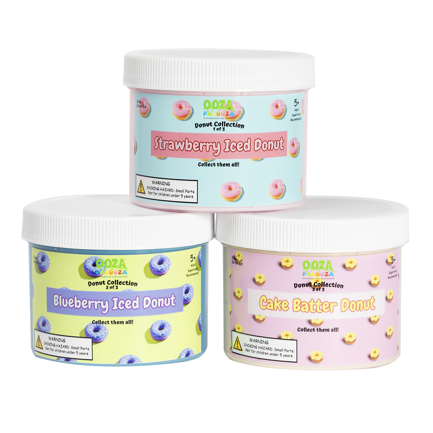 Strawberry Iced Donut Slime