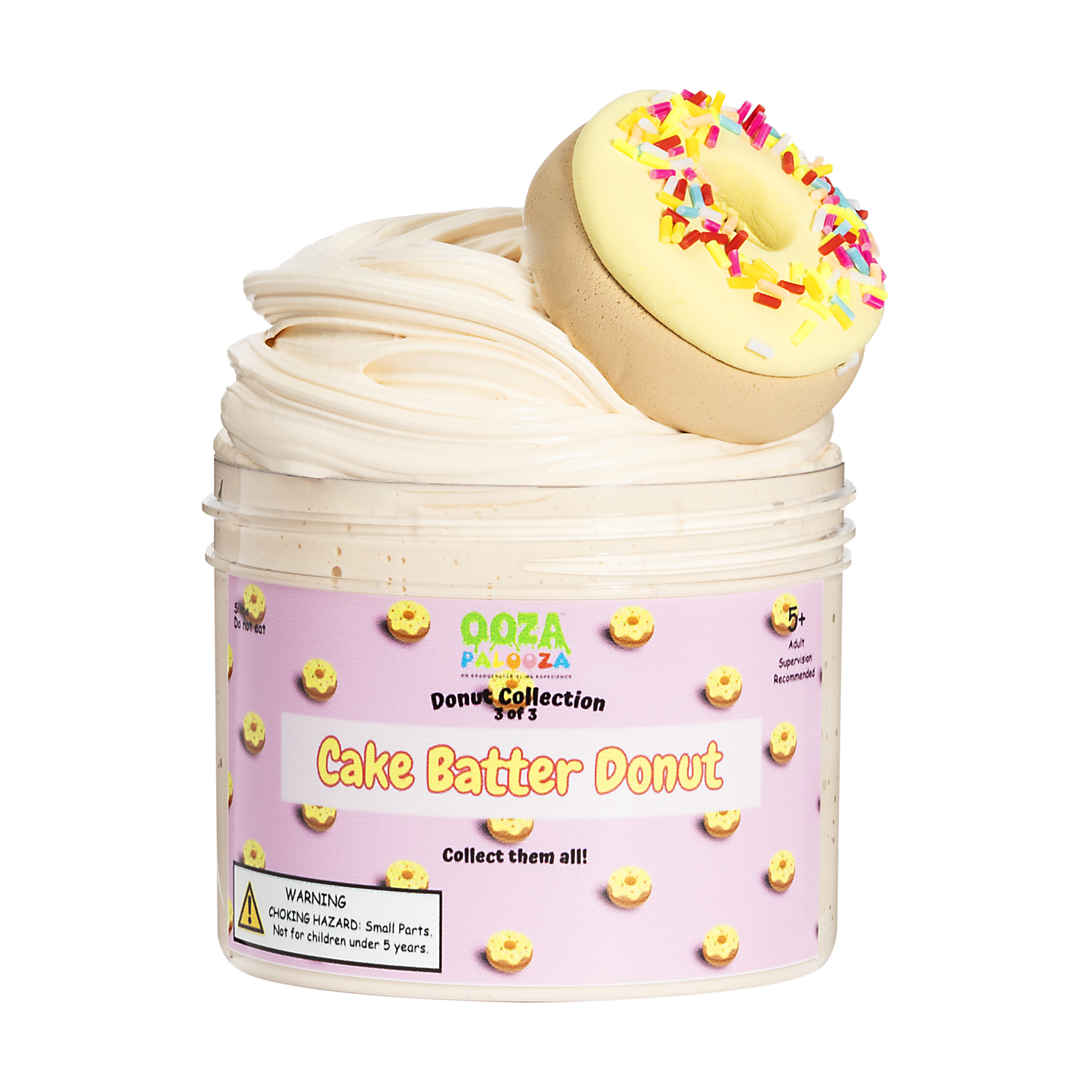 Cake Batter Donut Slime