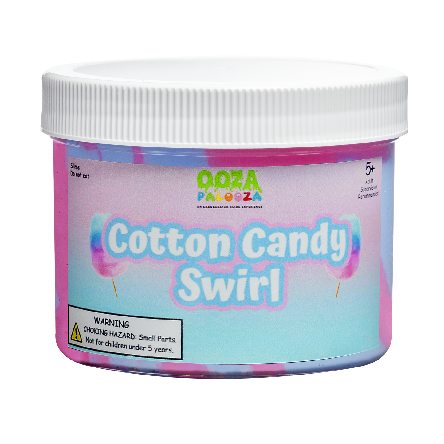 Cotton Candy Swirl Slime