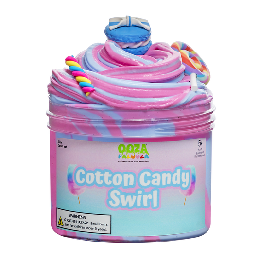 Cotton Candy Swirl Slime