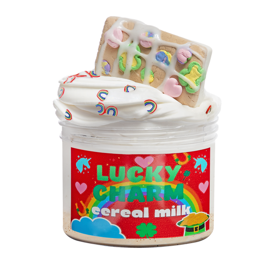 Lucky Charm Cereal Milk Slime